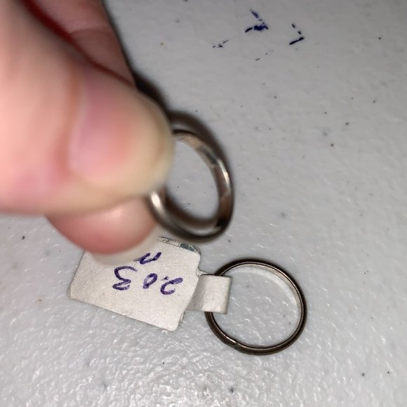 1/2 2 mm Sterling Silver Plain Band Ring - Picture 7 of 9